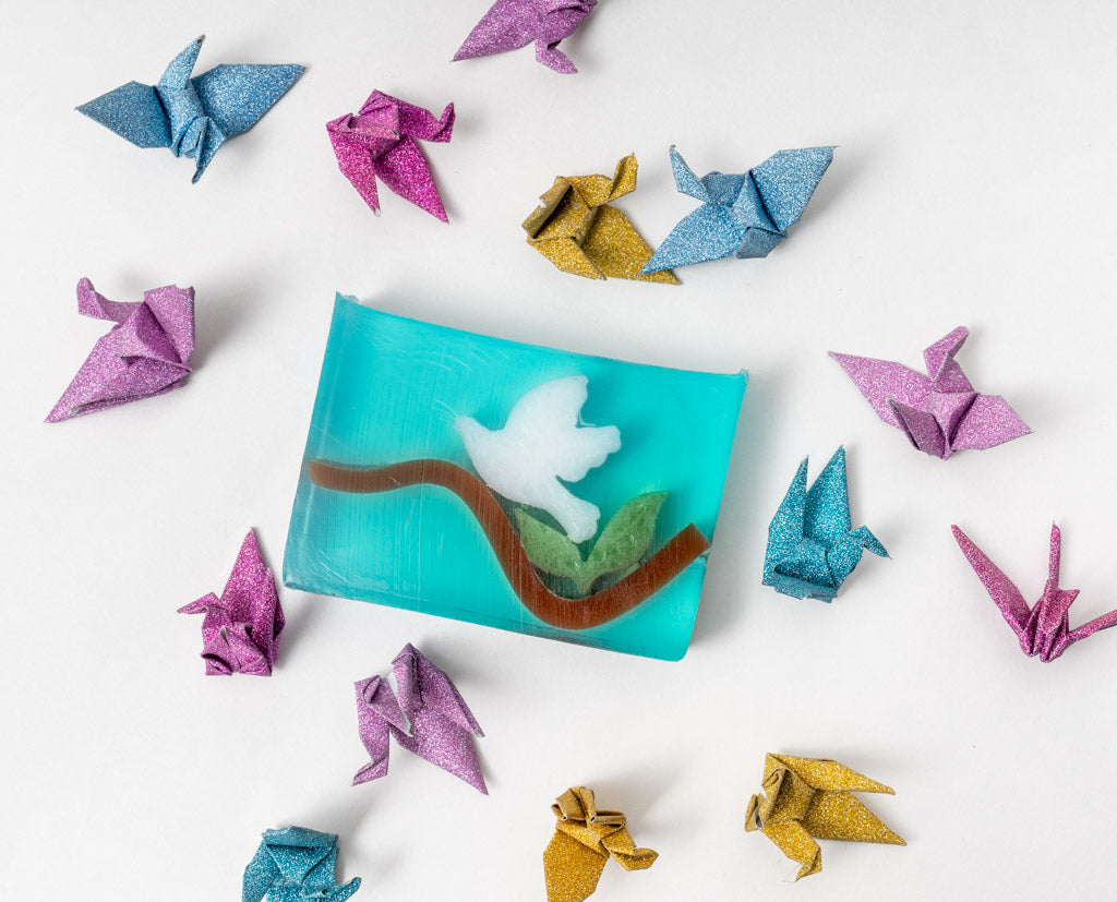 BIRD ON BRANCH SOAP SLICE 5.5 oz.
