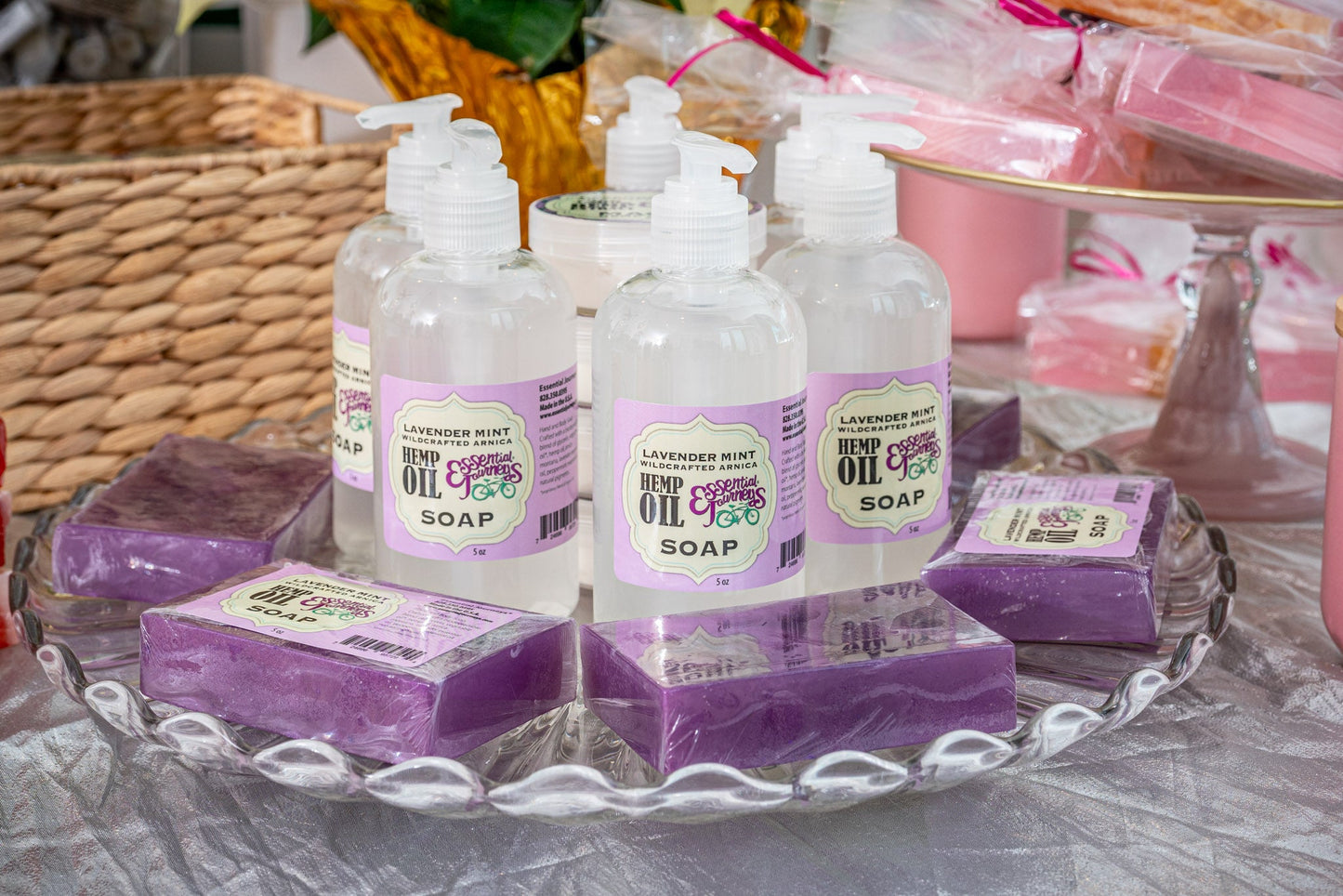 HEMP OIL SOAP 5 oz. ~ LAVENDER MINT