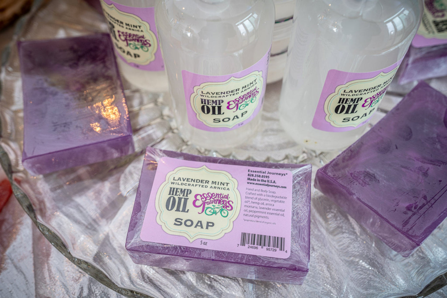 HEMP OIL SOAP 5 oz. ~ LAVENDER MINT
