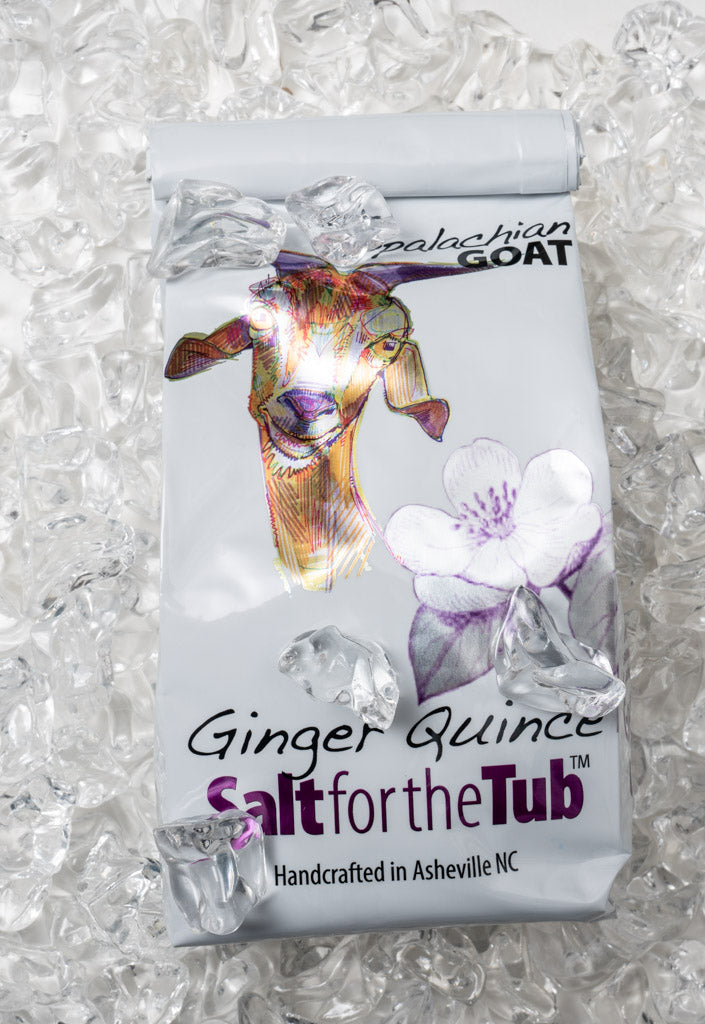 GINGER QUINCE GOATS MILK ARNICA BATH SALTS