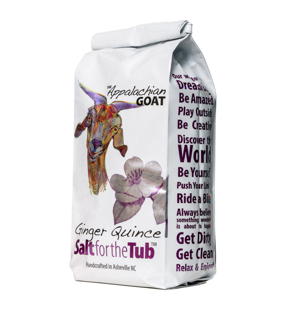 GINGER QUINCE GOATS MILK ARNICA BATH SALTS