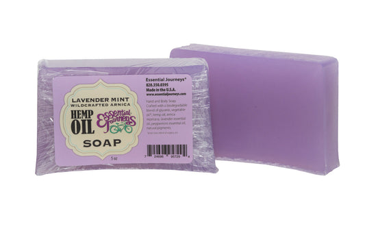 HEMP OIL SOAP 5 oz. ~ LAVENDER MINT